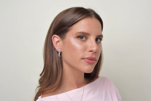 Diamond Flora Earrings