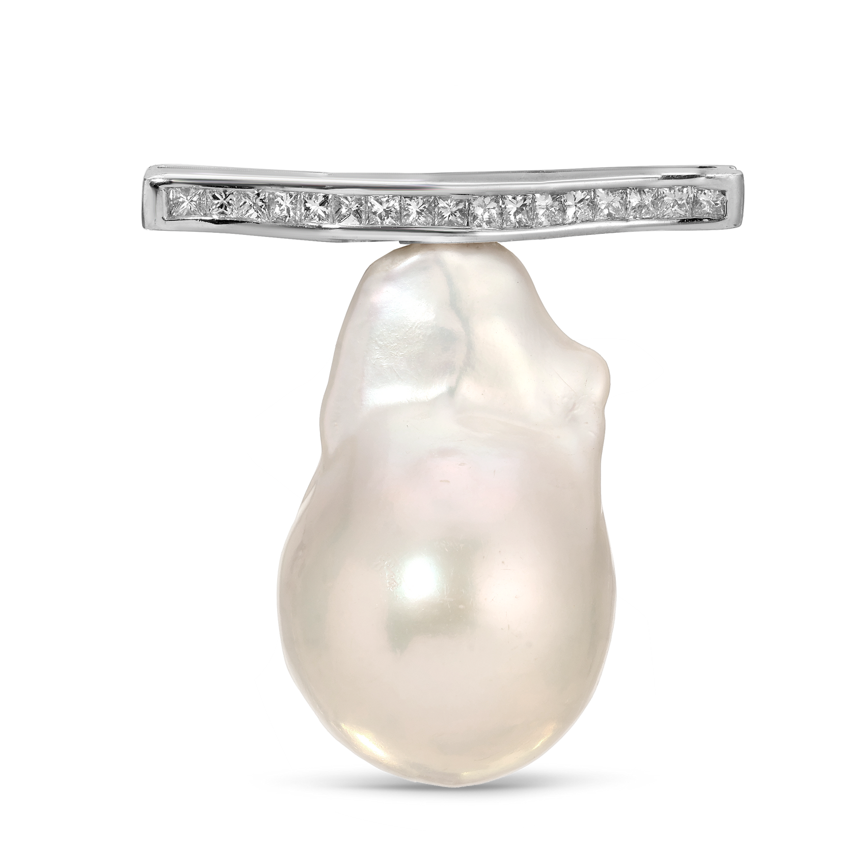 Baroque Pearl Stud Earrings